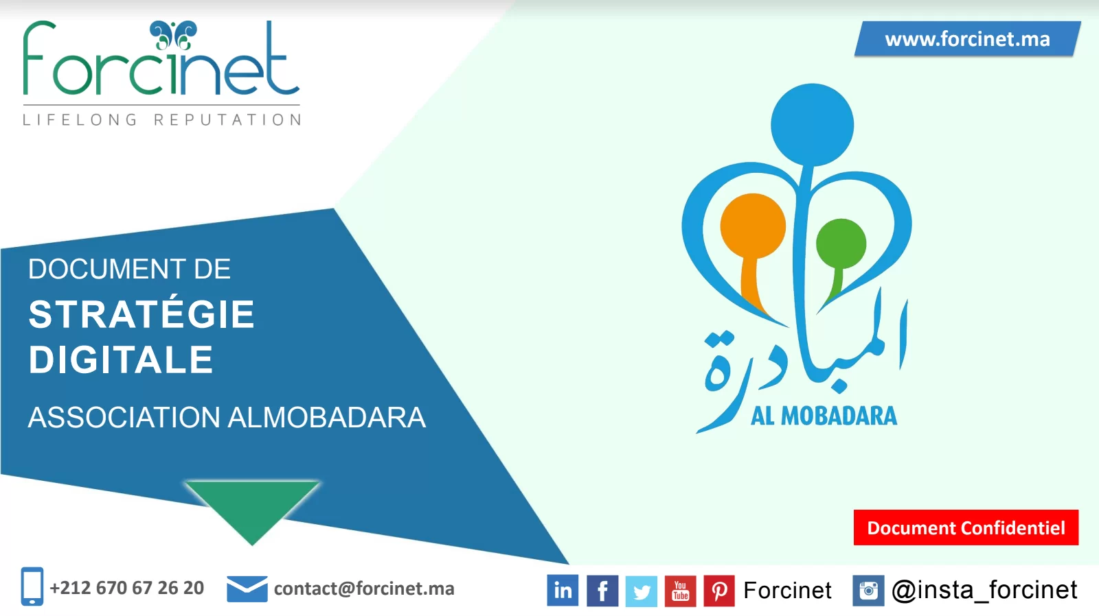 FORCINET – Stratégie Digitale Association Al Mobadara